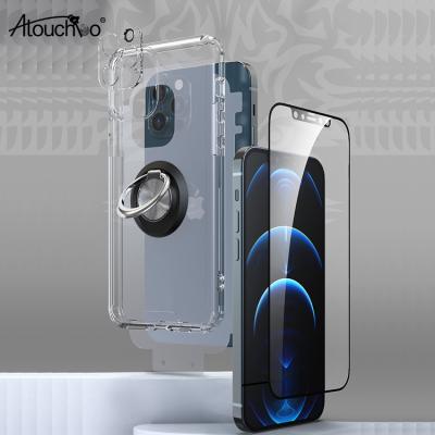 China Custom Shockproof 5 in 1 Phone Protector Set For Pro 11 Pro XS XR Max Max X12 11 Max Phone Cases Set With Nano Film Lens Protector for sale