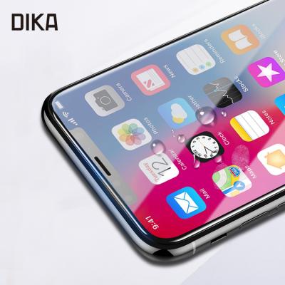 China DIKA Anti-scratch Clear Anti Scratch Screen Protector For iPhone XS Max Tempered Glass For iPhone Xs Max for sale