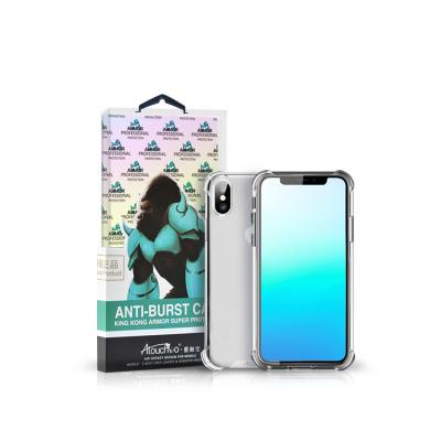 China Flashing Shockproof Call Factory Price TPU+PC Cover Mobile Phone Case For iPhone X for sale