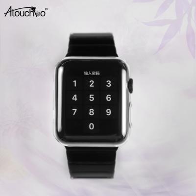 China Anti-scratch Atouchbo HD TPU Transparent Watch Case For Apple Watch Series 6 5 4 3 2 1 44mm 40mm 42mm 42mm for sale