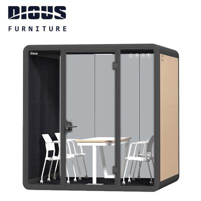 China Soundprof Diousnew Modular Soundproof Office Pod Telephone Booths Booth Office Soundproof Pods for sale