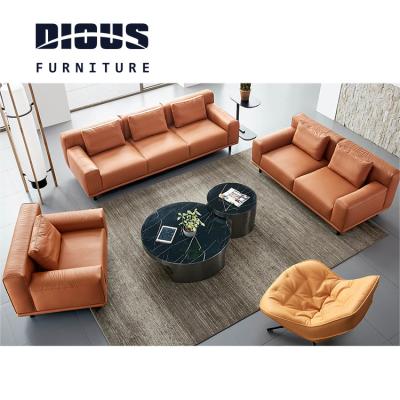 China Diousnew Comfortable Wholesale Leather Sofa Set Sofa L Shape Chesterfield Sofa For Sale for sale