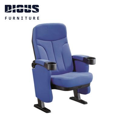 China Modern Wholesale Hot Sale Diousnew Fabric Theater Furniture Seating Armrest Folding Auditorium Chairs for sale