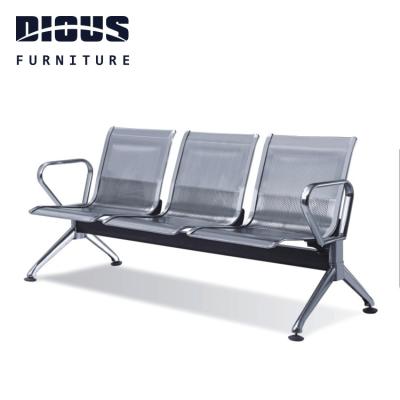 China Factory price Diousnew modern popular airport style stainless steel chairs 3 seater waiting room waiting room chair for sale