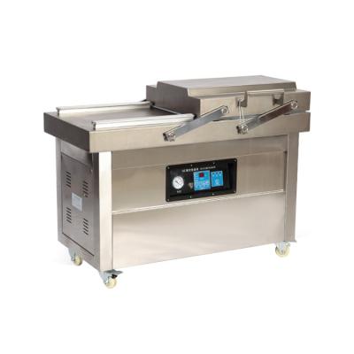 China Food Double Chamber Seafood/Salted Meat/Dry Fish/Pork/Beef/Rice Vacuum Packing Machine for sale