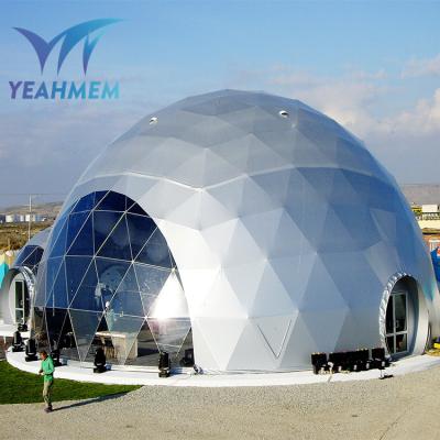 China UV resistance Guangdong 6m nightclub wedding event glamping outdoor geodesic dome tent trade show tent for sale