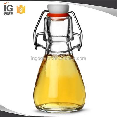 China Spice Mini Swing Top Juice Bottle Cheap Price Flange Top Bottles for sale