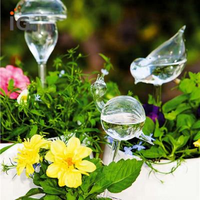 China For Perfume Hand-Blown Glass Plant Sprinkling Globes, Orange, Green, Blue for sale