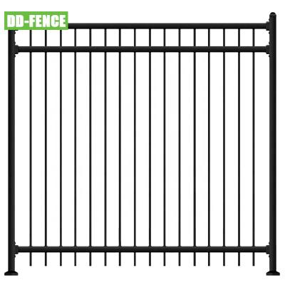 China Cheap Smooth Top Rail Easily Assembled Ornamental Aluminum Fence With High Quality for sale