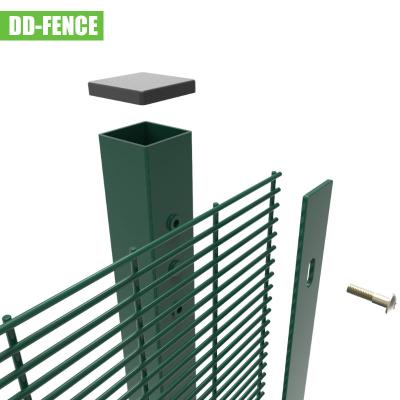 China Easily Assembled Powder Coated Anti-Climb 358 Safety Fencing for sale