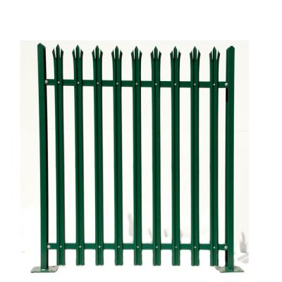 China Easily Assembled Metal Palisade Fence/Fancy Barrier Panel/Rod Iron Fence Black for sale