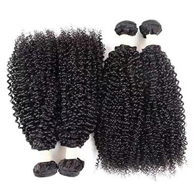 China Afro Kinky Curly Bundles Mongolian Curl Hair Bundles 100% Virgin Hair Weave Extensions 4a 4b 4c 100% Virgin Hair for sale