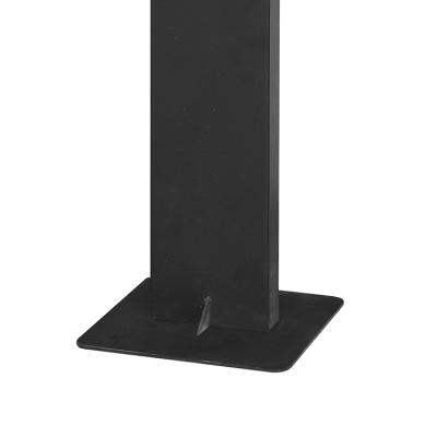 China Alloy Fashion Design Black Stand Column For Gun 2 Station Charging Use For EV Charging Box For Home And Business EVSE for sale