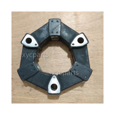 China Machinery Repair Shops Hydraulic Pump Coupling PU Unit 16as PC40-5 EX55 Connect Flexible Rubber Glue Rubber Coupling 16AS CF-A-016-S-0 PC30 PC50 for sale