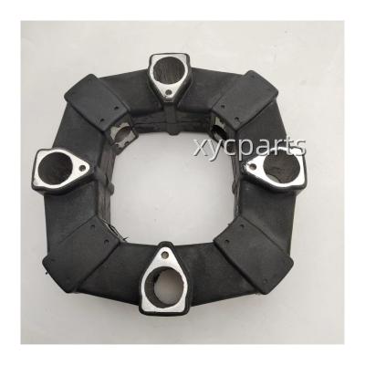 China Machinery Repairs Workshop Hydraulic Pump Coupling PU Element Block 50A Shaft Coupling For Connecting Flexible Rubber Glue 50A 50as 50a Excavator Parts for sale