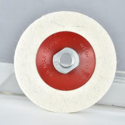 China For high metal performance wool felt polishing wheels for sale