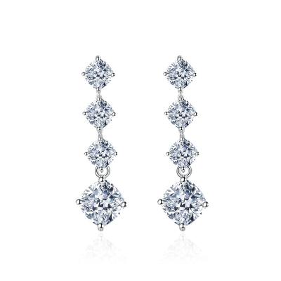 China TRENDY Wholesale hot jewelry diamond style female earrings fashion retro luxury zircon new color earrings for sale