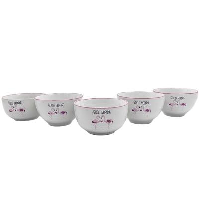 China Home American Style BOWL Salad Bowl Ceramic Rice Bowl for sale