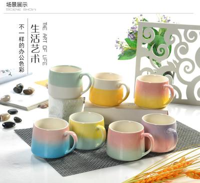 China American Promotion Bulk High Quality Ceramic Mug Custom Style Coffee Mug Hot Custom Mug With Handle for sale