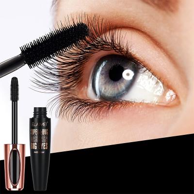 China Fiber 4D Lash Extensions Natural Hypoallergenic Waterproof Smudge Proof Long Lasting Silk Mascara Liquid Moisturizer Volume Black Length for sale