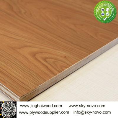 China Wood grain melamine classic solid core plywood for sale