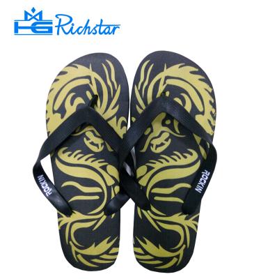 China China Customized Flat Making with Flip Flops Logo Straps for Man Printed Slipper for sale