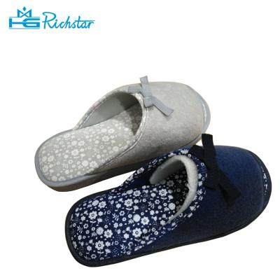 China Hotel High Quality Most Comfortable Open Toe Indoor Slippers For Winter Indoor Slippers for sale