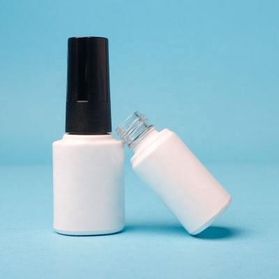 China 7ml Cosmetic Nail Polish Empty Spindle Capsule With Brush For Bottle Glass Bottle Wholesale for sale