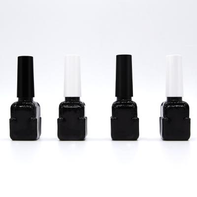 China Factory Xingfly 10ml Nail Gel Polish Cosmetic Black Bottles UV Gel Nail Polish Bottle for sale