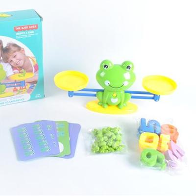 China Educational SM384088 Measure Numbers Math Count Frog Balance Game 34 x 15.4 x 9.5 cm for sale