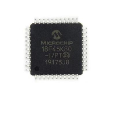 China New and original microcontroller active chip PIC18F45K80-I/PT PIC18F45K80-I TQFP-44 single chip 8-bit microcomputer for sale