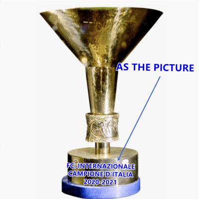 China Custom Wholesale World Gold Metal Award Large Soccer League Champions Europe Resin Soccer Trophy for sale