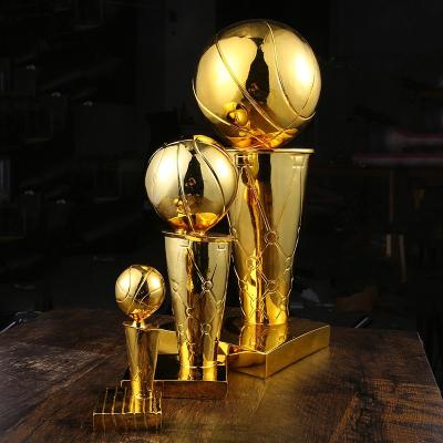 China Football Fans Factory Direct Sale 30cm Resin Trophy And Souvenir Cup For NBA Champions for sale