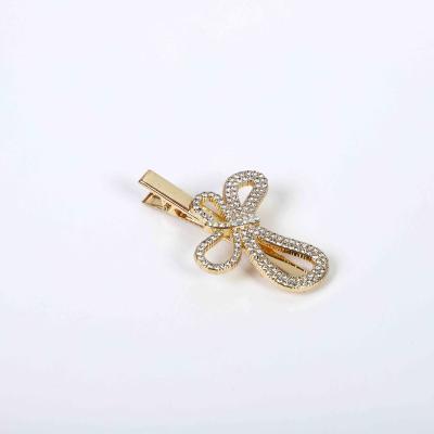 China Duck Bill Clip Tiaras simple and sweet Arc-drill hairpin edge environmental friendly clip girl Tiaras for sale