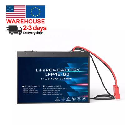 China Golf Cart 3000+ Cycles Long Life 48 Volt Golf Cart Batteries 100Ah Replace Gel Battery LiFePO4 48V Lithium Battery For Golf Cart for sale