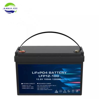 China Golf Cart Low Price High Deep Cycle 12.8V Rechargeable LiFePO4 Lithium Ion Battery 100ah RV Lifep04 Batteries Pack RV Lithium Battery for sale