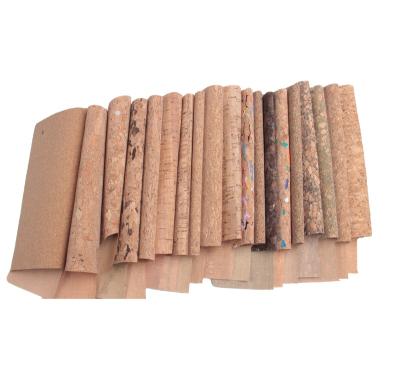 China Natural Carbide Cork Real Cork Anti-rust Material Synthetic Leather Sheets For Shoes Bags Yoga Mat Cases for sale