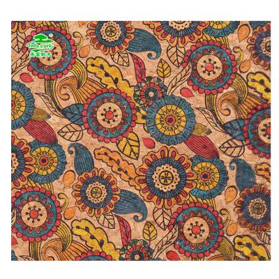 China shoes Dongguan cork fabric, natural cork PU for bags, wholesale, cork materials fabric for sale