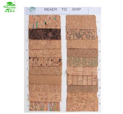 China Anti-rust Natural Cork With Eva Colored Stream Cork Fabric Cork Synthetic Leather For Shoes Filter Frame Mats for sale