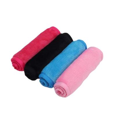 China Face Micro Fiber Cloth Make Up Soft Magic Towel Quick Dry Easier 100 Microfiber Cloth Makeup Remover for sale