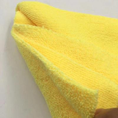 China High Compressed Absorbent Long-Short Microfiber 400gsm Car Wash Microfiber Towel Ultra Thick Pile Cleaning Microfiber Towel for sale