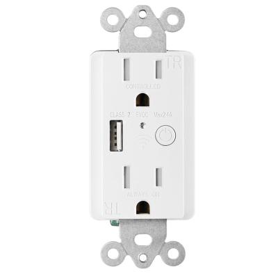 China Duplex Smart 15A TR Wifi Residential/General Purpose Electrical Wall Outlet for sale