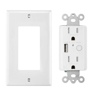 China ETL/FCC 125V 15A Residential/Multi-Purpose Smart Home Electrical Wall Outlet for sale