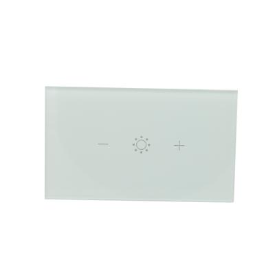 China Tempered glass+PC plastic touch dimmer switch 100-240V WIFI with tempered glass material for sale