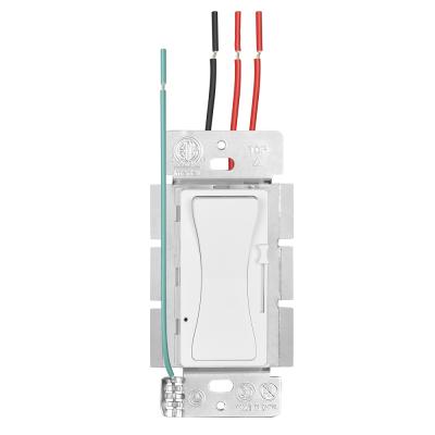 China Control Lights Brightness and On/Off ETL Listed Single Way LED Dimmer Switch for LED Lighting 3v, 300W LED Lights and Max 600W for Halogen Lamp for sale