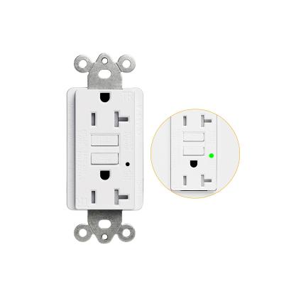 China Safty ETL Listed 125V Or 220v TR GFCI Self Test Outlet With LED Light for sale