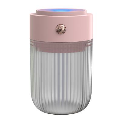 China Top Selling New Style Air Humidification+Light 2021 Mini Air Home Appliance USB Essential Oil Ultrasonic Rechargeable Diffuser Humidifier Cool Mist Maker for sale