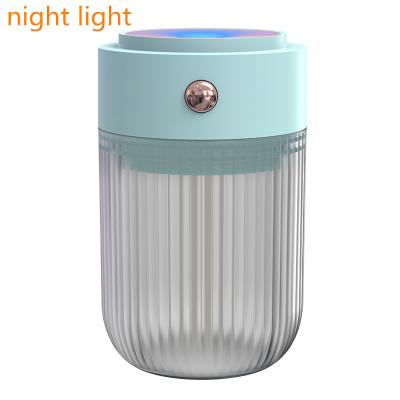 China USB Mini Air Essential Oil Car Home School Office Portable Humidifier From Best China Supplier High Quality Air Humidification+Light Diffuser 2021 for sale