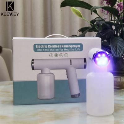 China High Spray Effect Anti-Corrosion Nozzle Disinfection Nano Mist Steamer Cordless Spray Gun Disinfect Sprayer for sale