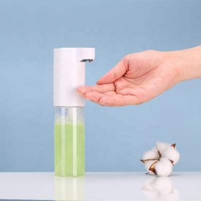 China Foam Touchless White Plastic Countertop Soap Dispenser Kids ABS Plastic Electric Foaming Spray Soap Dispenser for sale